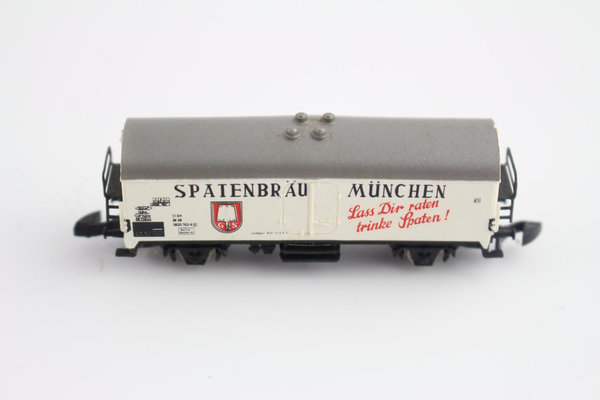 8602 Spatenbräu Bierwagen M +leicht verzogen+ Märklin mini-club Spur Z