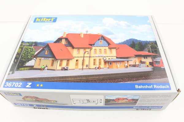 Kibri 36702 / 6702 Bausatz Bahnhof Rodach Spur Z +Neu+
