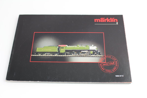 Märklin Spur Z Mini-Club Katalog Southern Pacific 1986/87