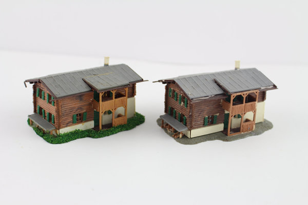 Kibri Mountain Houses "Sertig"Z Gauge +Top+