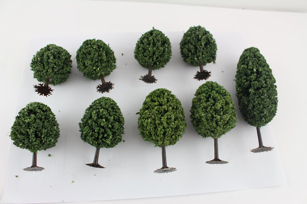 Trees deciduous Trees height approx. 13 cm for gauge N or H0 +New+