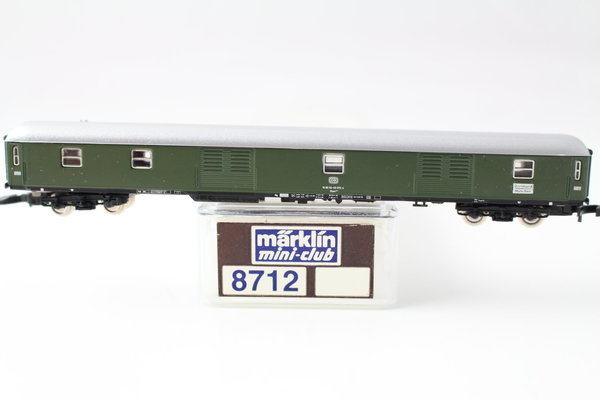 8712 D-Zug Gepäckwagen grün M Märklin Z OVP +Top+