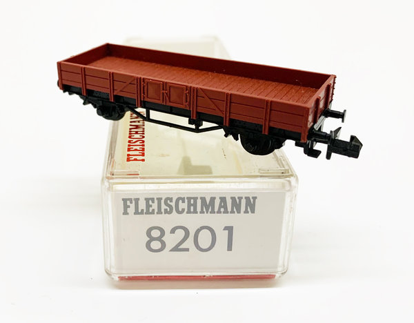 8201 Niederbordwagen  Fleischmann Spur N OVP TOP
