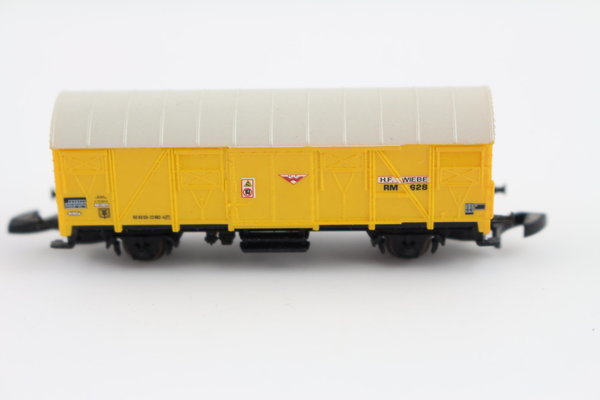81782 Gedeckter Güterwagen RM 628 H.F. WIEBE a. Set Märklin Spur Z +Top+