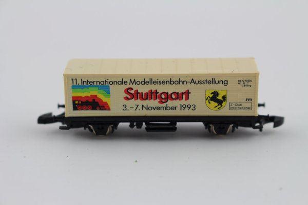SoMo Stuttgart 11. Intern. Modelleisb. Messe Containerwagen 1993 Märklin Spur Z