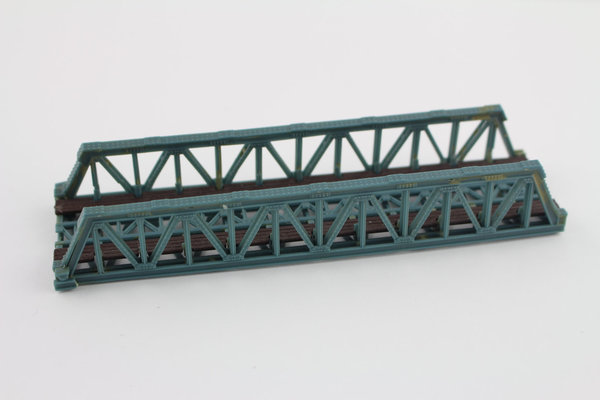 einspurige Kastenbrücke 15 cm für Spur N oder Z +Top+