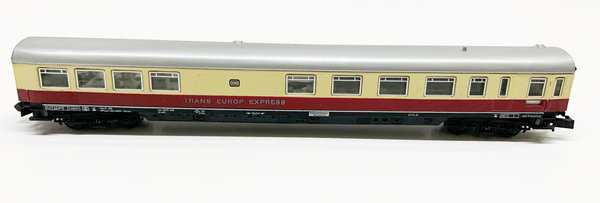 3830 Barwagen Trans Europ Express rot/beige Spur N Arnold