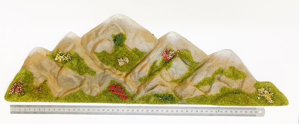 Diorama Berglandschaft 18 x 60 cm Noch Spur N